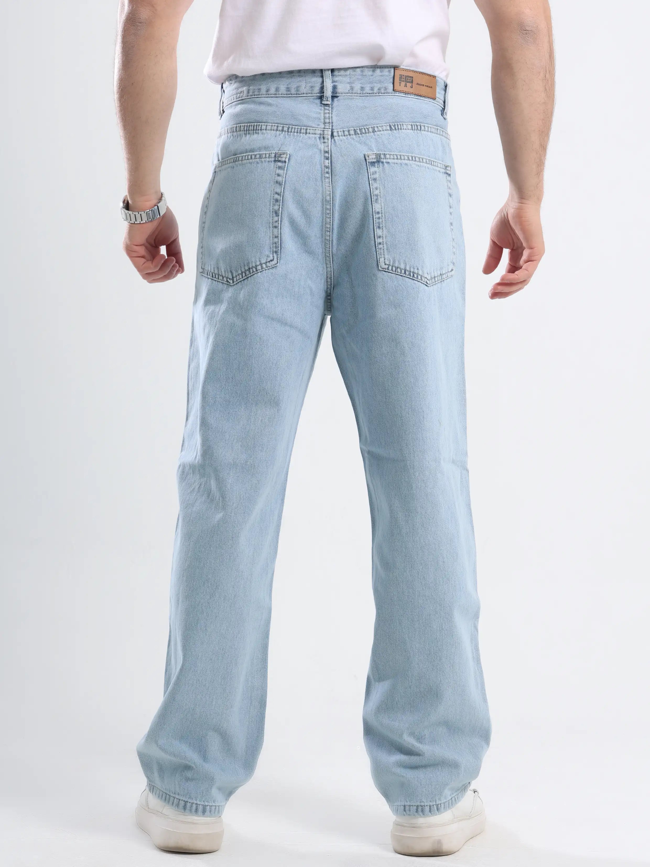 Baggy Fit Jeans - Light Blue