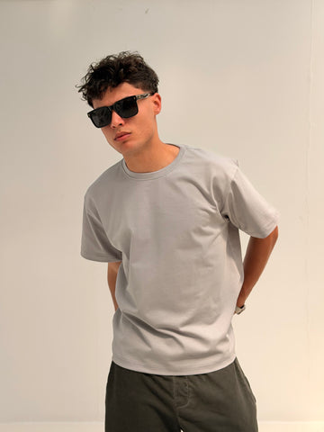 TEE BASIC - LGHIT GREY