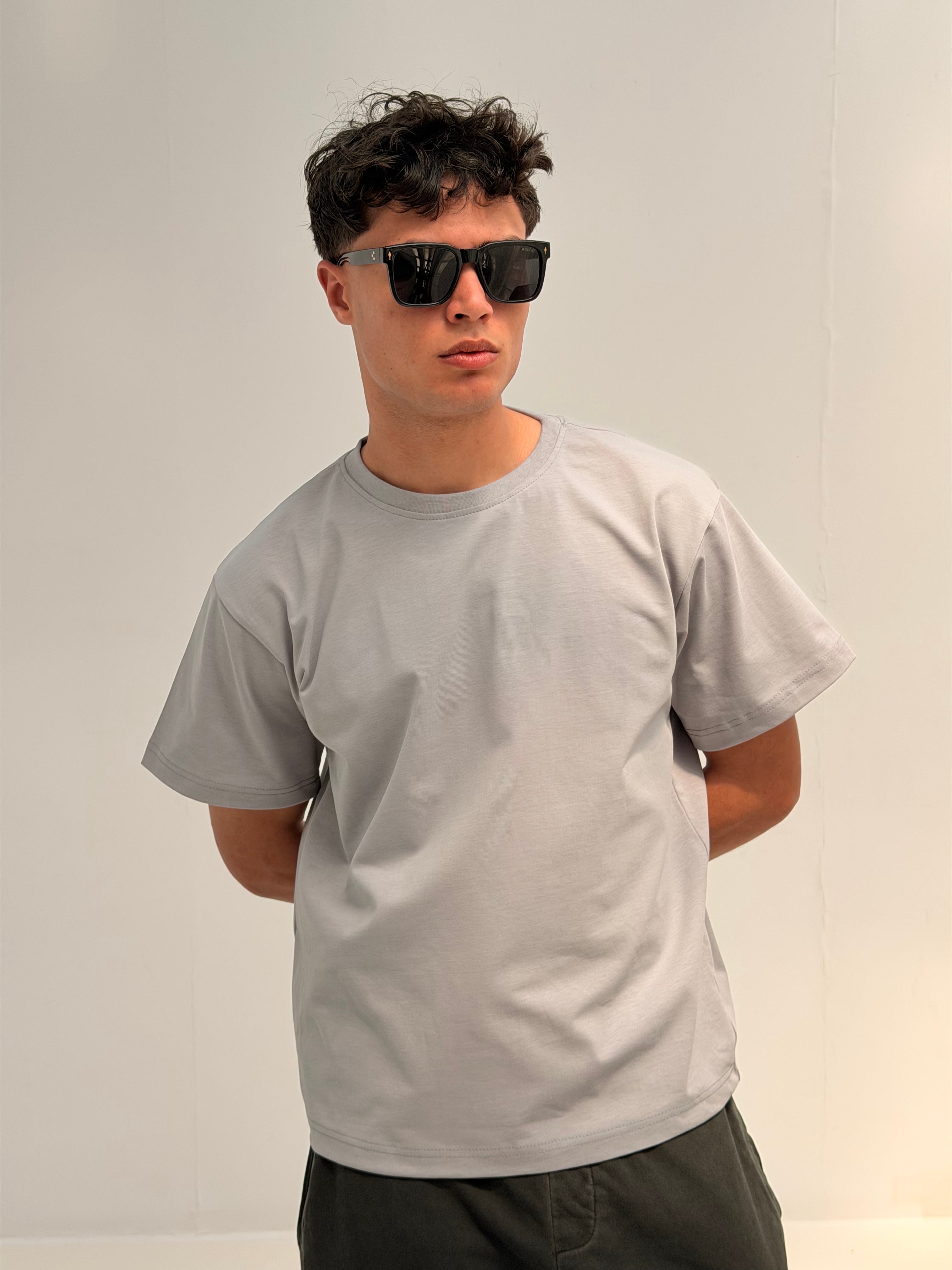 TEE BASIC - LGHIT GREY