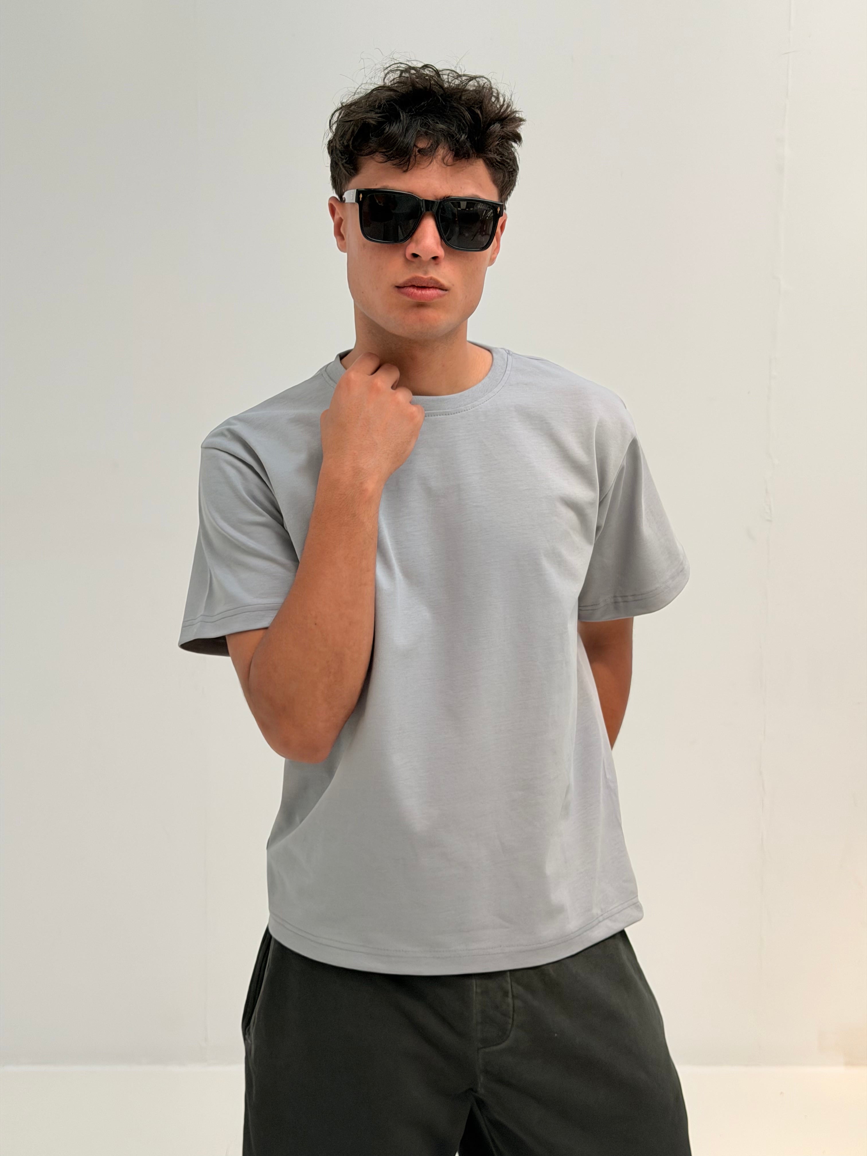 TEE BASIC - LGHIT GREY