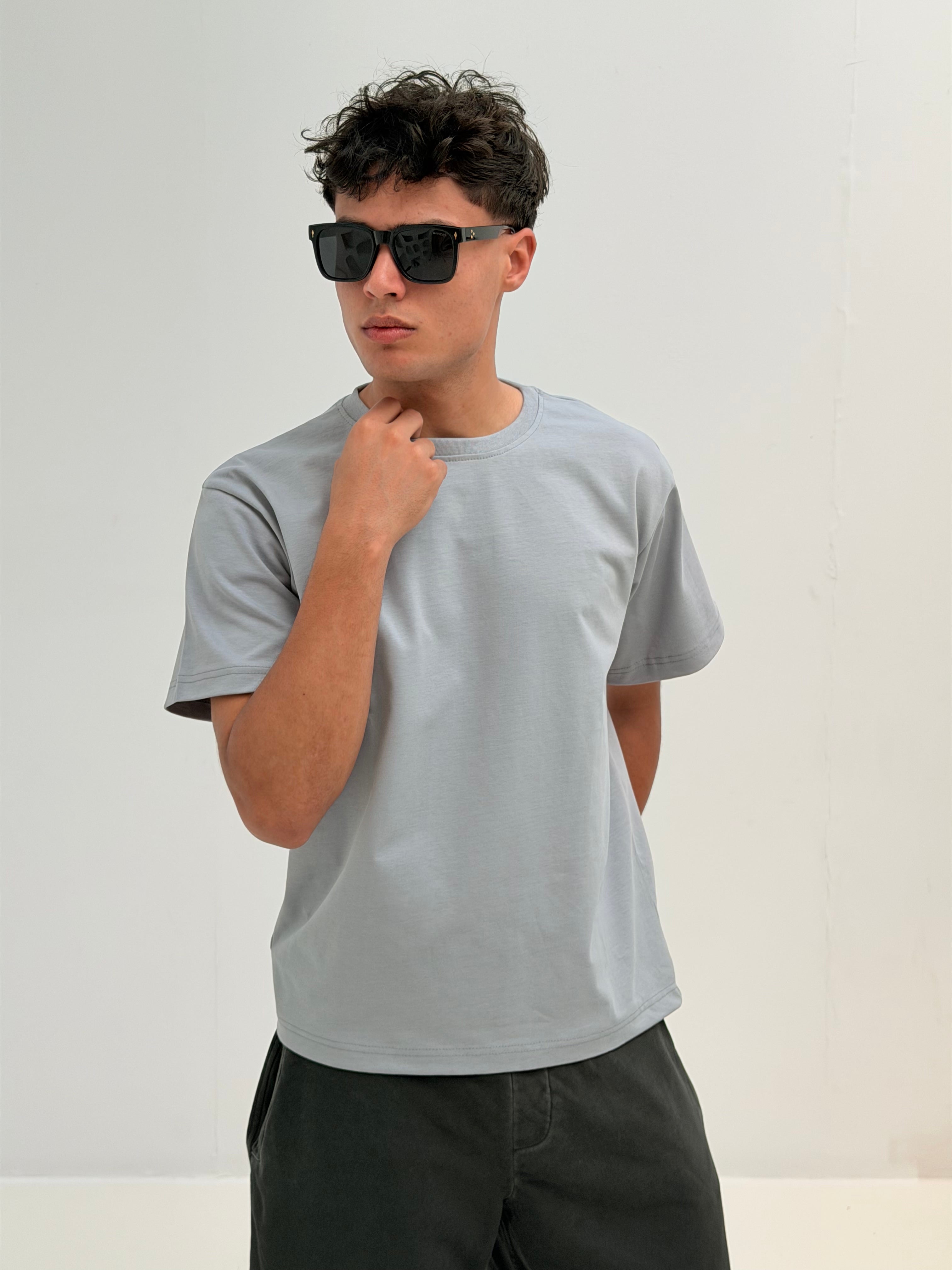 TEE BASIC - LGHIT GREY
