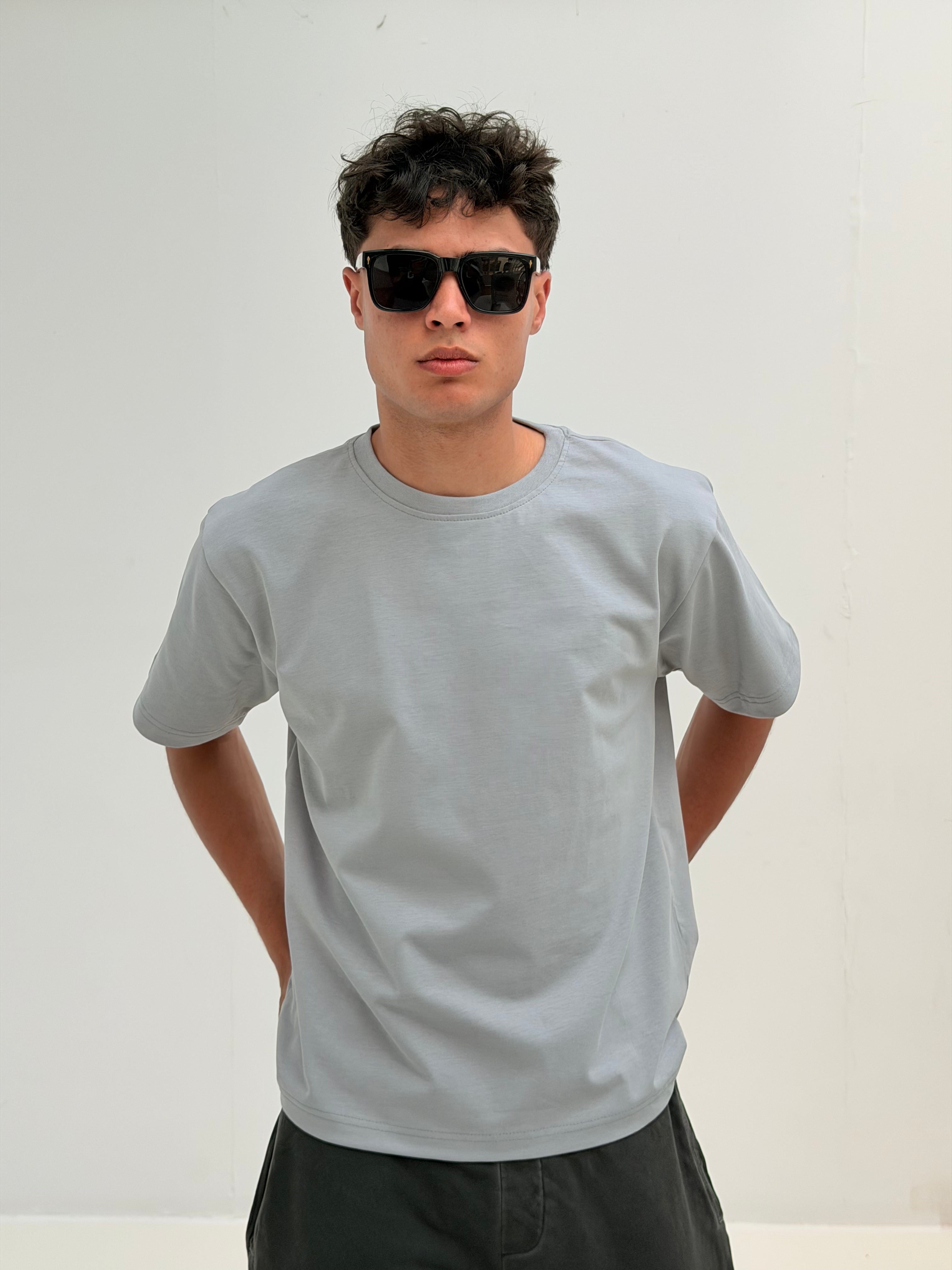 TEE BASIC - LGHIT GREY