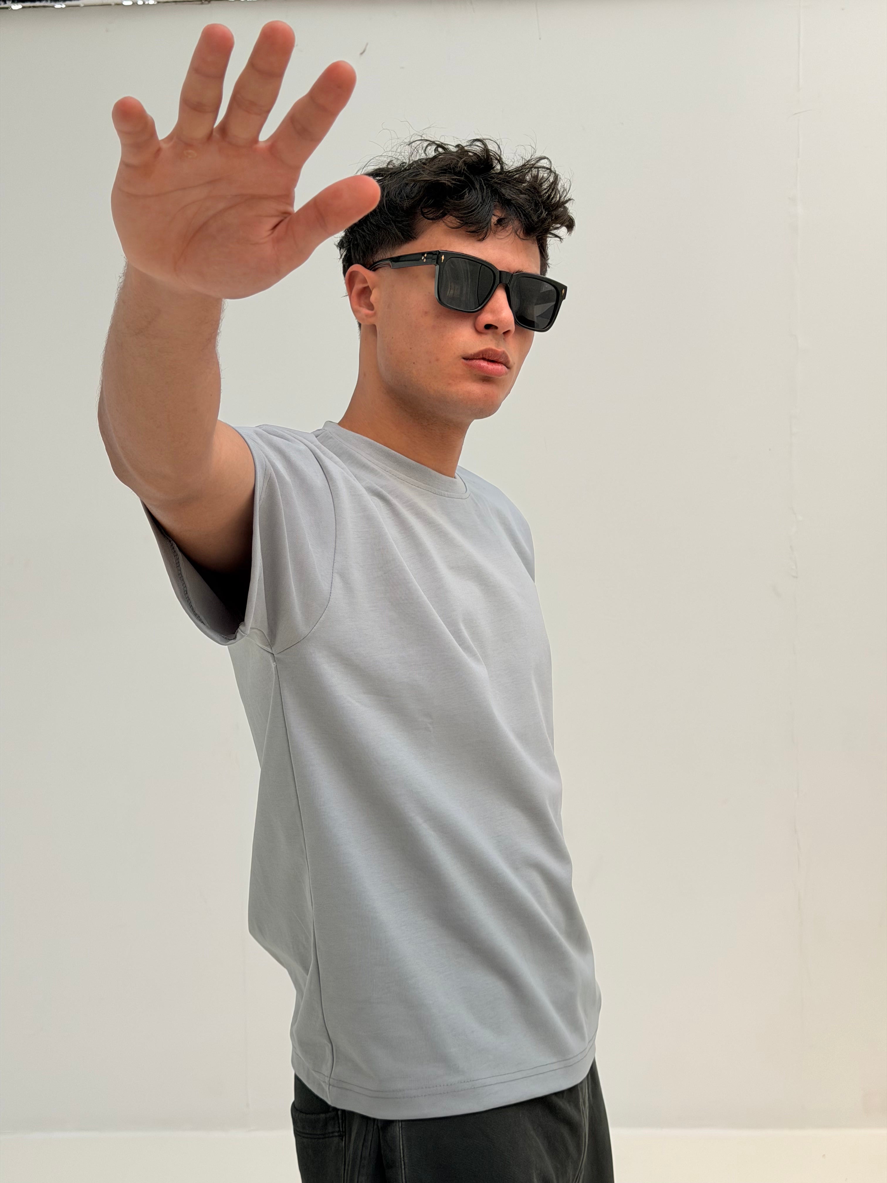 TEE BASIC - LGHIT GREY