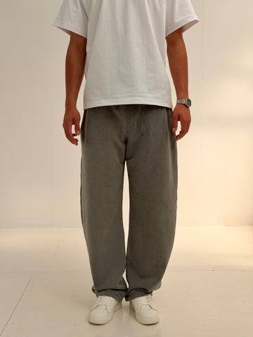 Ballon Fit Sweatpant-Washed - Grey