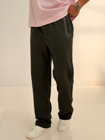 BAGGY FIT SWEATPANT WASHED DARK GREY