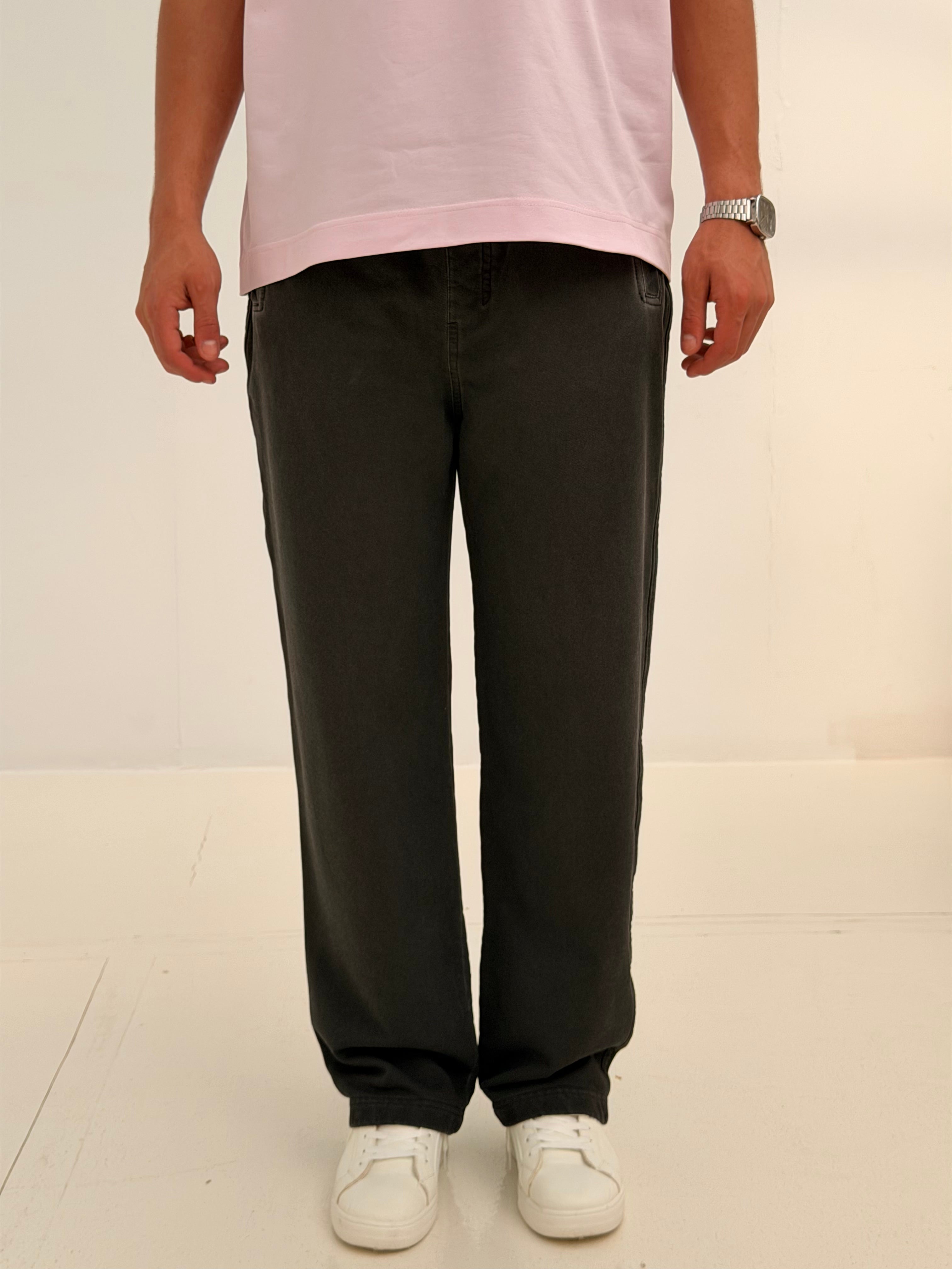 BAGGY FIT SWEATPANT WASHED DARK GREY
